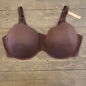 SKIMS Fits Everybody T-Shirt Bra 46DDD Cocoa Lightly Lined Underwire